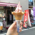 桜ソフトクリーム