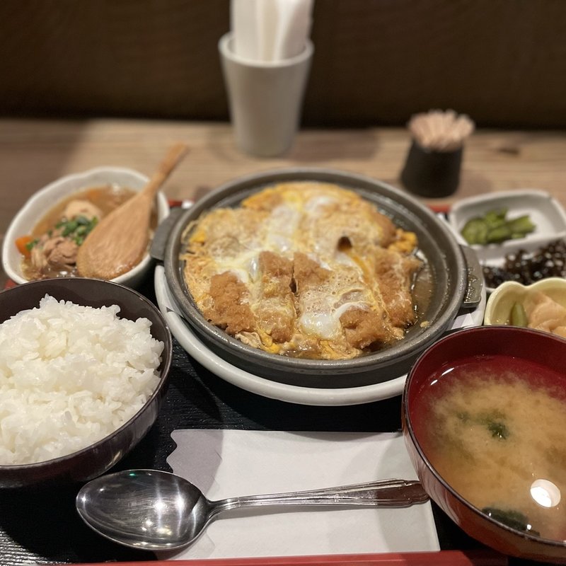 カツ煮定食(鳥一 外苑前店 （とりいち）)