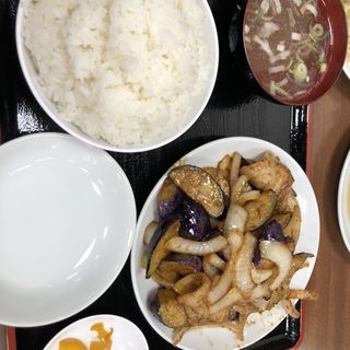 茄子辛味噌定食(朱華飯店 小田原店 （シュウカハンテン）)