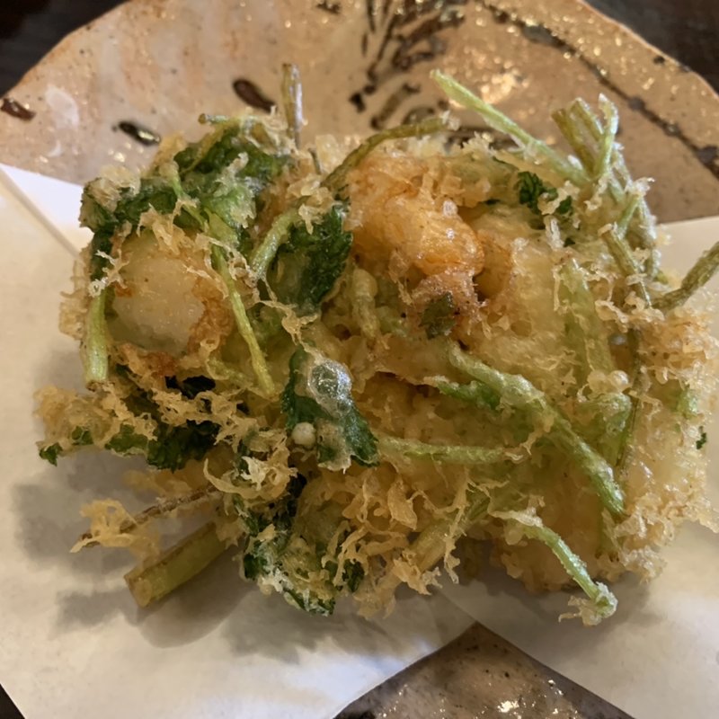 かき揚げ(茶房 古久)