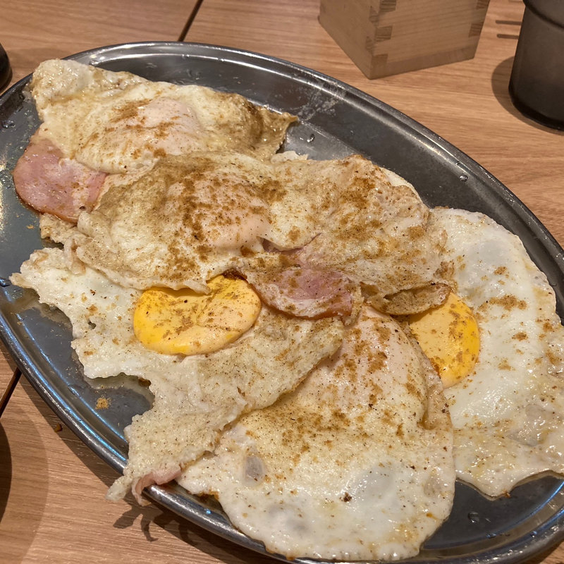 目玉焼き(餃子のたっちゃん　中洲川端店)