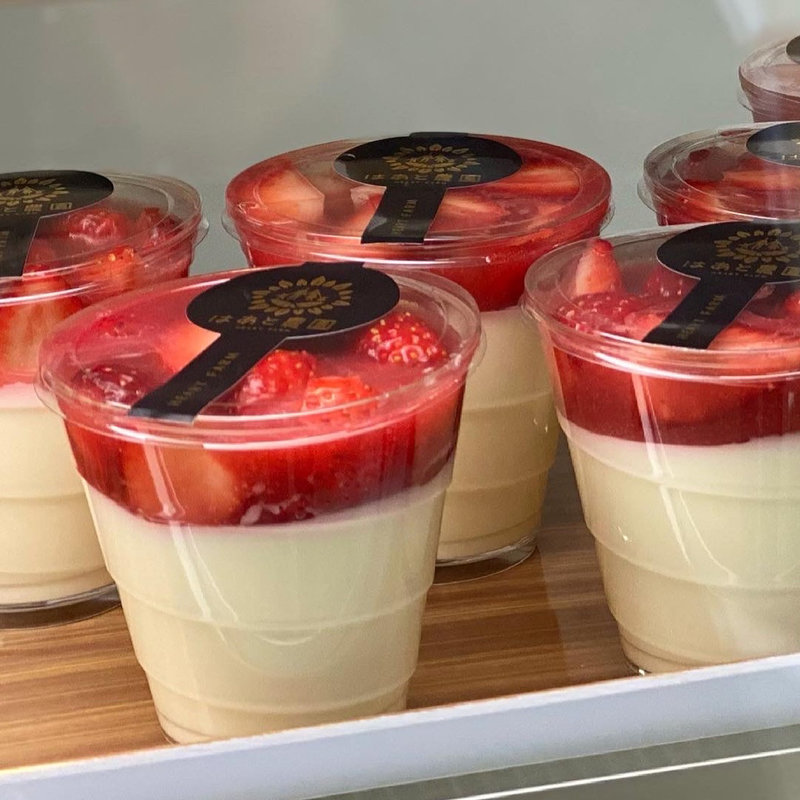 いちごのパンナコッタ(はあと農園 )