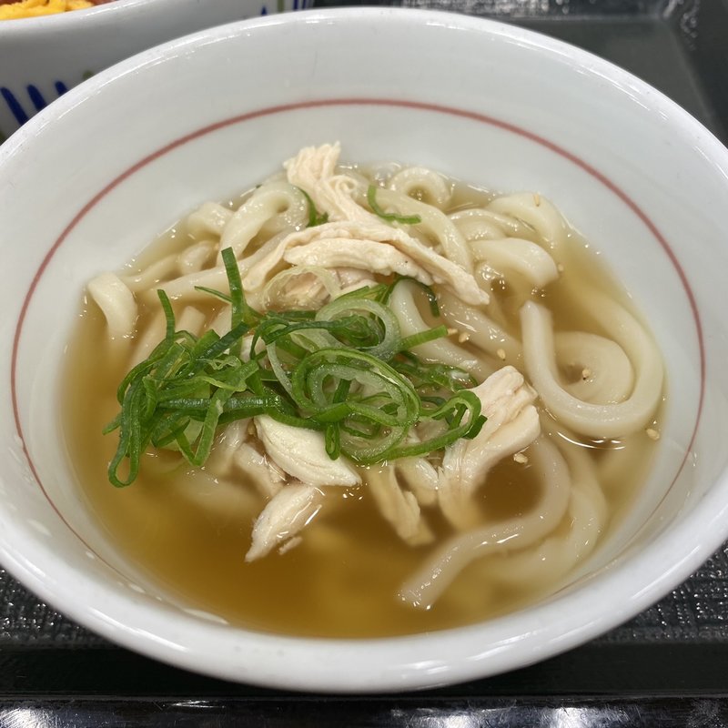 蒸鶏と生姜のあんかけうどん（小）(なか卯 伊丹大鹿店 )