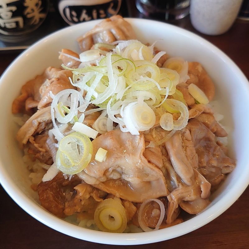 上もつ丼単品(だるま一家)