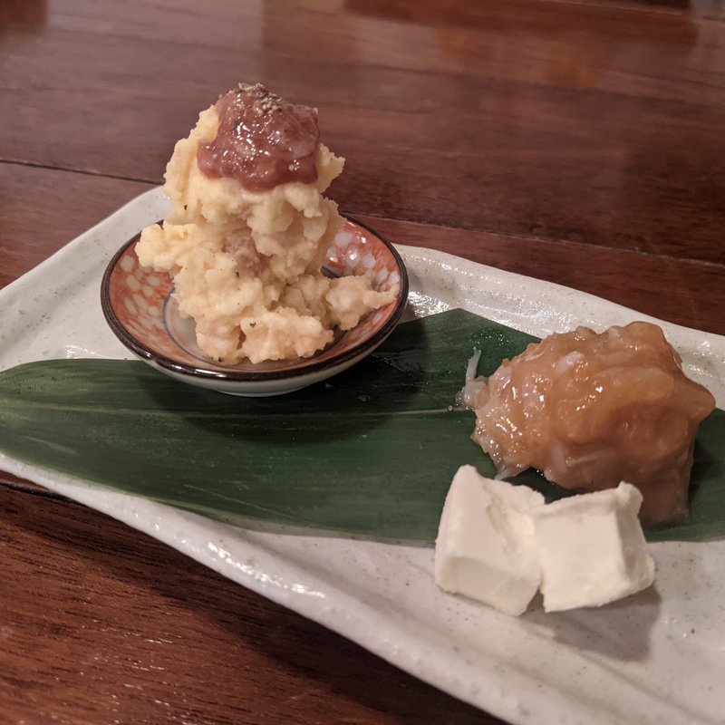 酒に合う肴3種盛り(梅田日本酒ニューエビス)