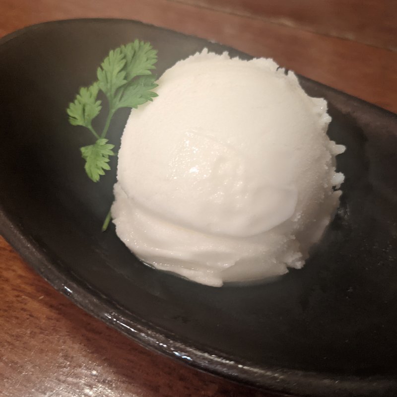 甘酒アイス(梅田日本酒ニューエビス)