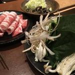 鹿児島黒豚しゃぶしゃぶ(とんかつ華蓮 )