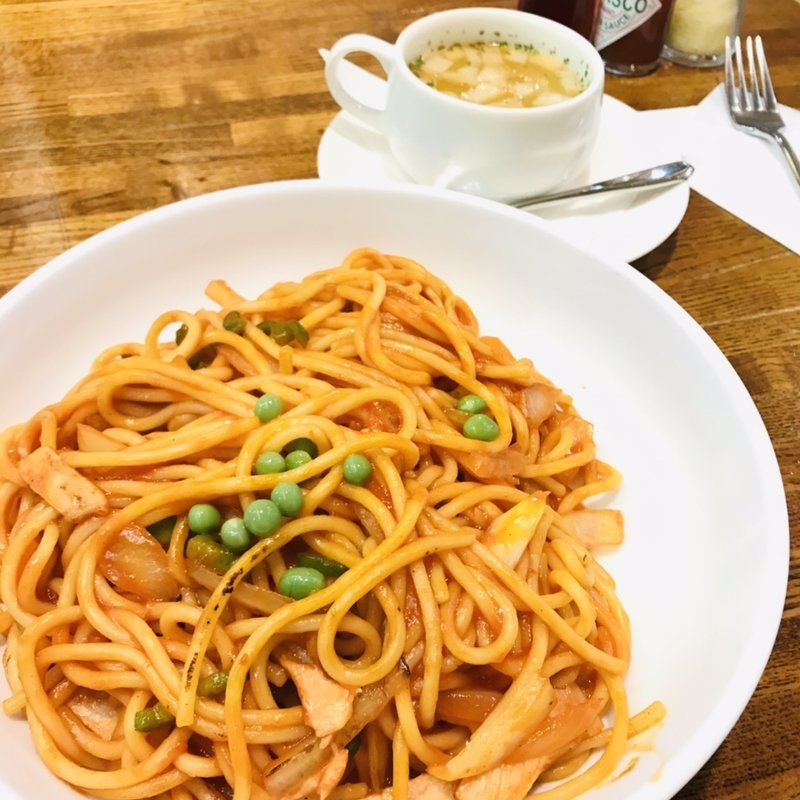 ナポリタンセット(純喫茶モネ )