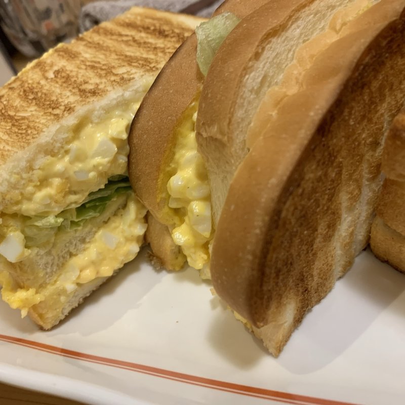 エッグトースト(コメダ珈琲店 浅草橋駅前店)