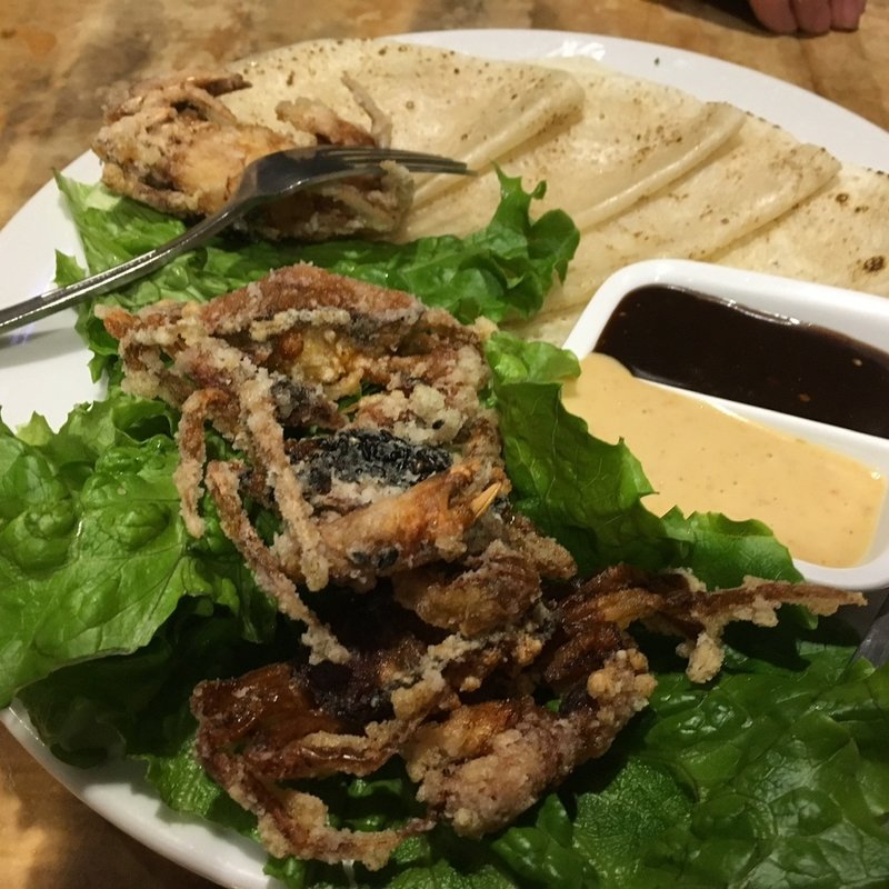 ソフトシェルクラブのイタリアぴあでぃーな巻き(キャンティ本店)