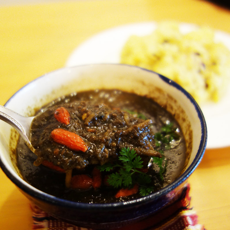 ごぼうと黒豆のカリー(ベースキャンプ)