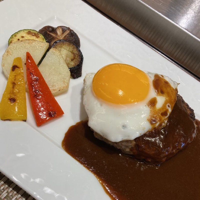 米沢牛100%ハンバーグステーキ 洋風(ステーキ花郷 祇園店 )