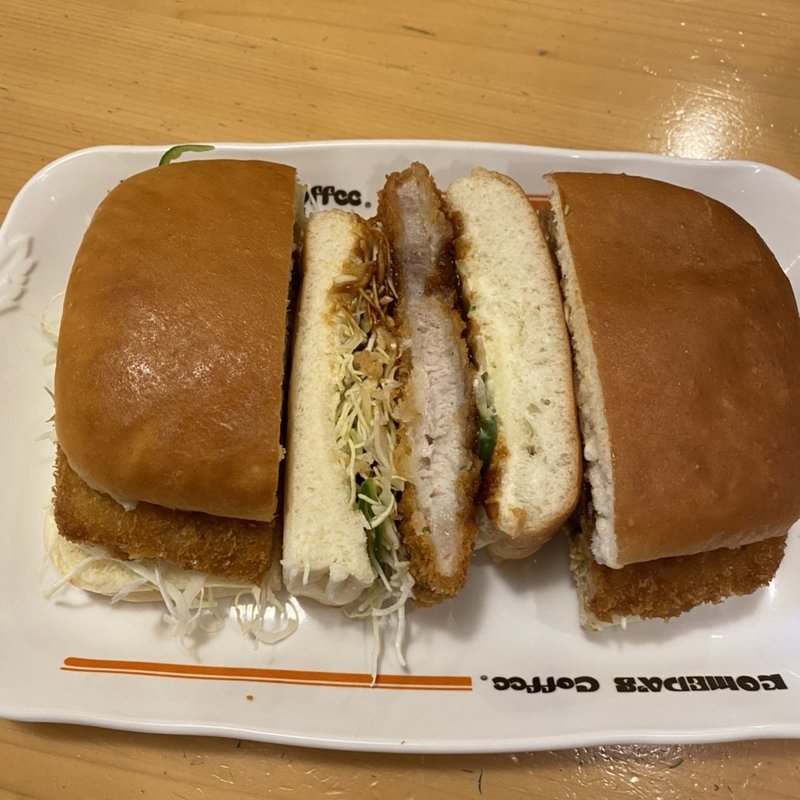味噌カツサンド(コメダ珈琲店 船橋日大前店)