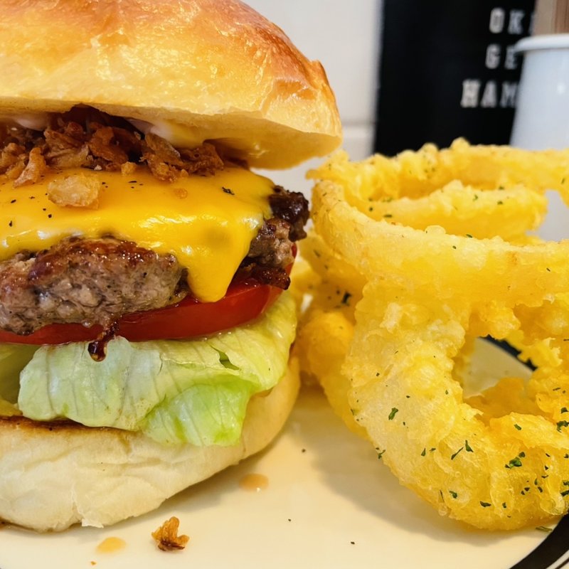 チーズバーガー マーベリックコンボ(MAVERICK HAMBURGER TOKYO（マーベリックハンバーガートーキョー）)