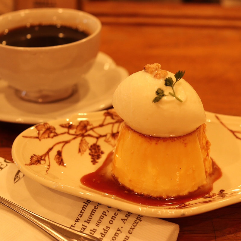 ペコリのプリン(セット)(食堂Pecori)