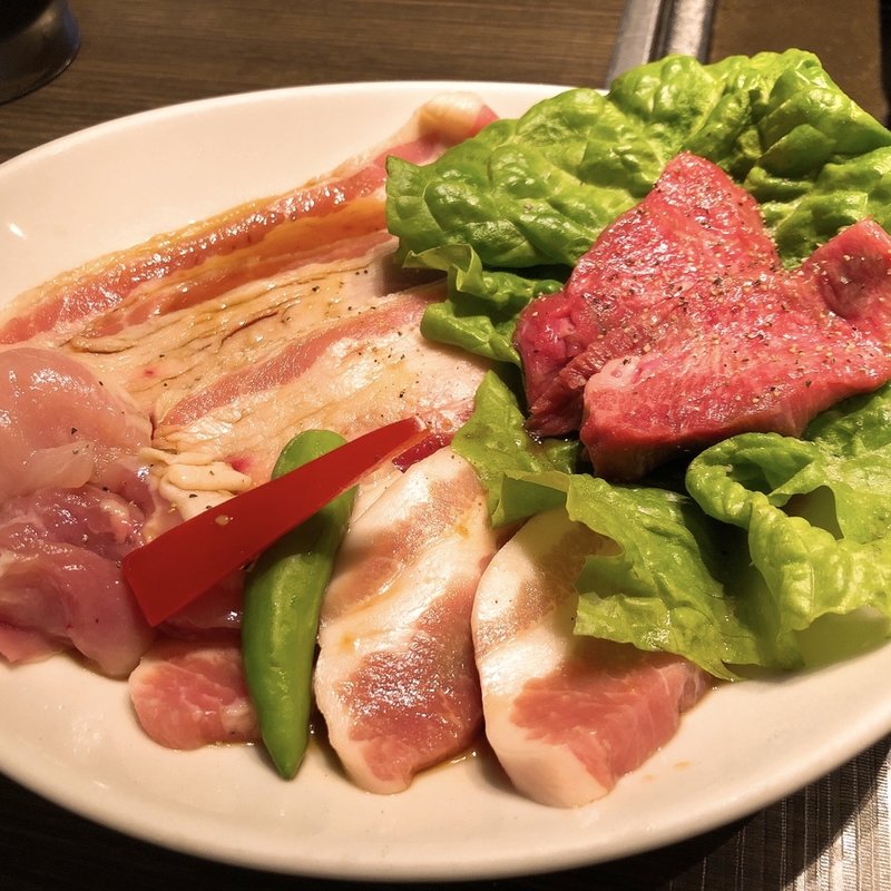 30日間熟成KINTANが入った焼肉セット(原宿焼肉 KINTAN)