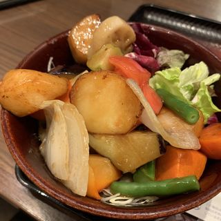 ミニ野菜の黒酢あん(大戸屋ごはん処 モラージュ菖蒲店)