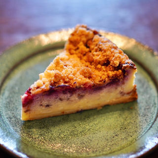 木苺のクランブルチーズケーキ(cafe GOTO)