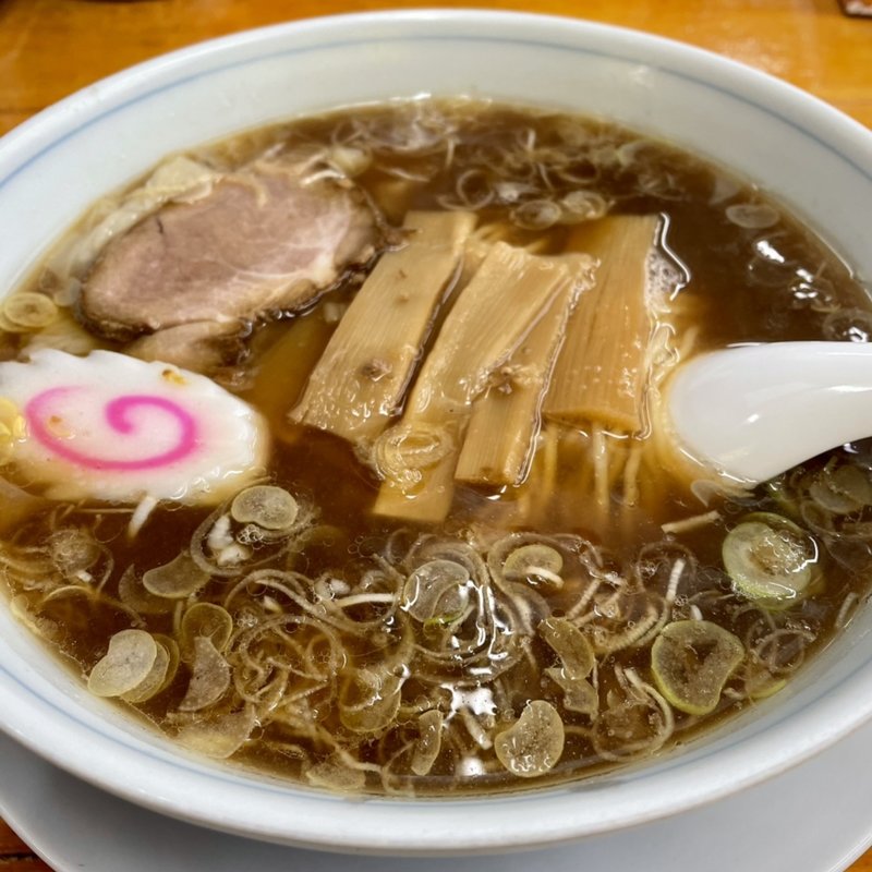 ワンタン麺ハーフ(中華そば専門店 勝や （かつや）)