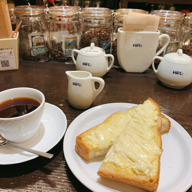 エッグトースト(ヒロコーヒー 江坂店)