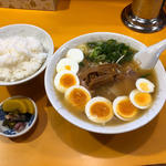 中華そば並玉子入(茹で玉子)(一番星 （いちばんぼし）)