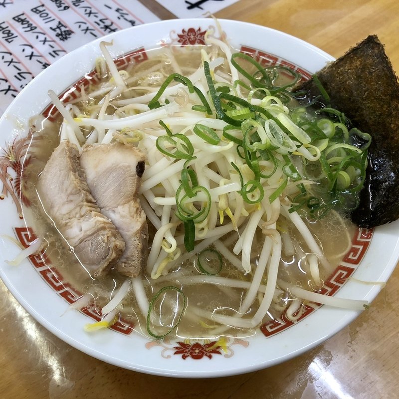 もやしラーメン(一楽ラーメン)