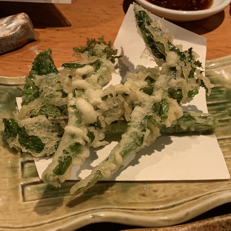 タラの芽の天ぷら(酒味鮮 )