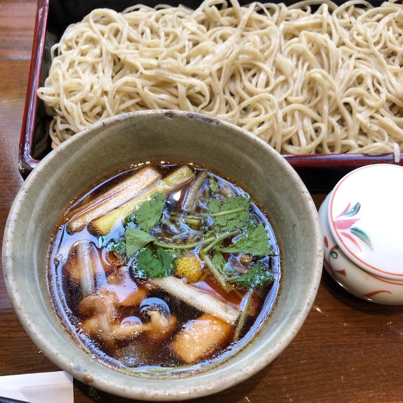 鴨せいろそば(手打蕎麦割烹 山せみ)