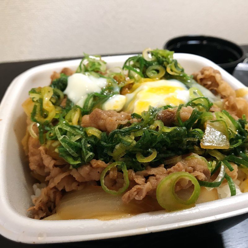 ねぎ玉牛丼(吉野家 金沢三馬店)
