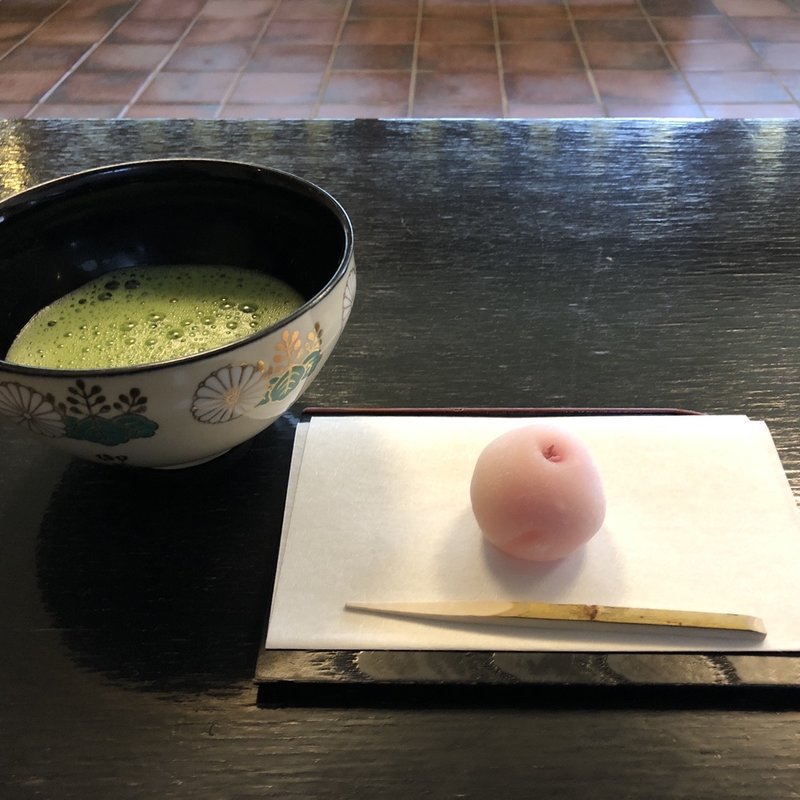 立礼式(椅子) 一服(楽羽亭 )