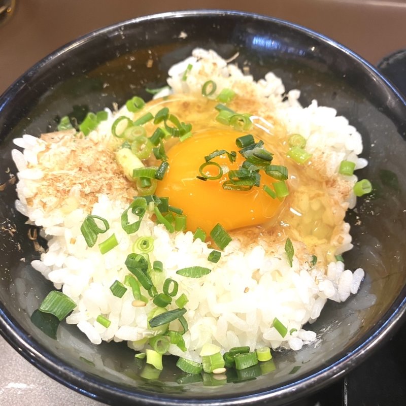玉子かけ御飯(味噌ラーメン山岡家 すすきの店)