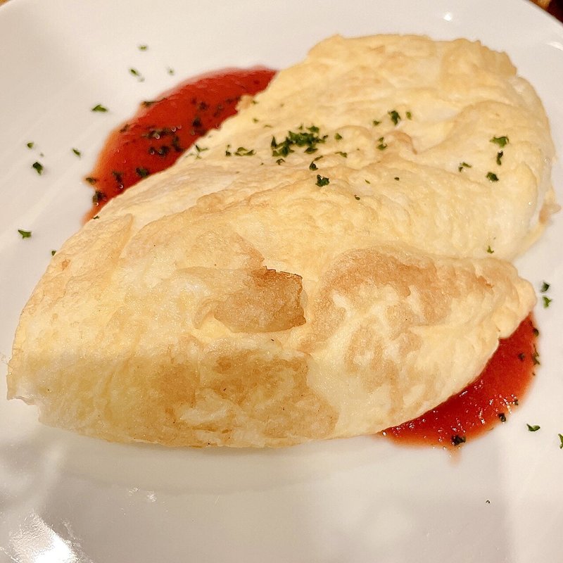 フワフワスフレのチーズオムレツ(BARMAN 天六店)