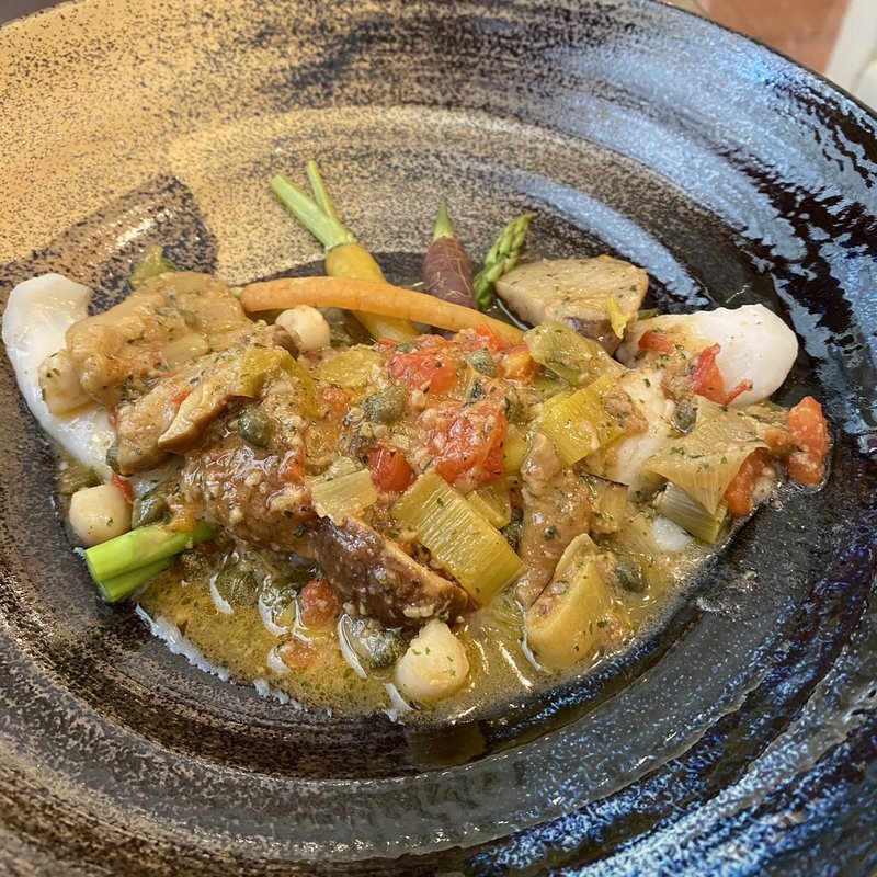 白身魚のヴァポーレきのこソース(Libra)