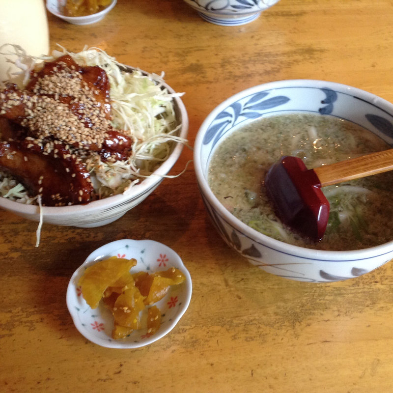 バラ丼セット(里のうどん 村岡本店)