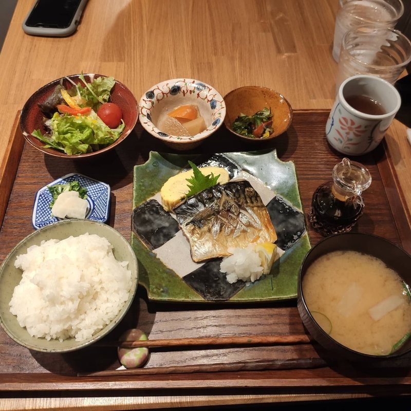 焼きさば定食(六角キッチン109)