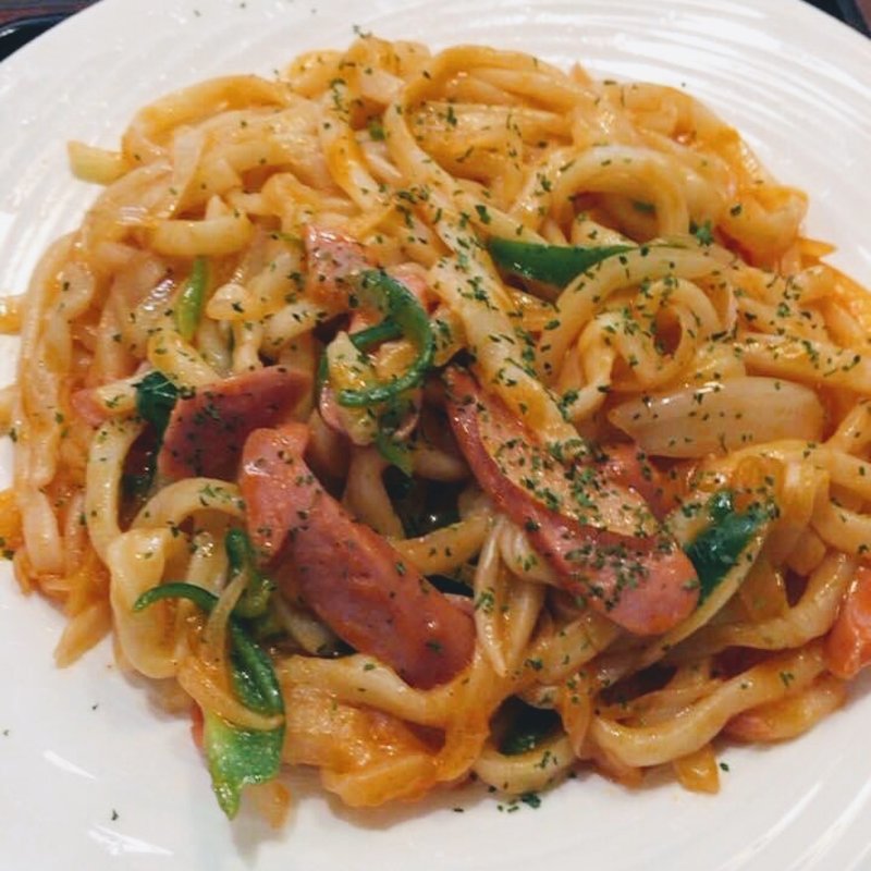 ナポリタンうどん(三国一 西口店)