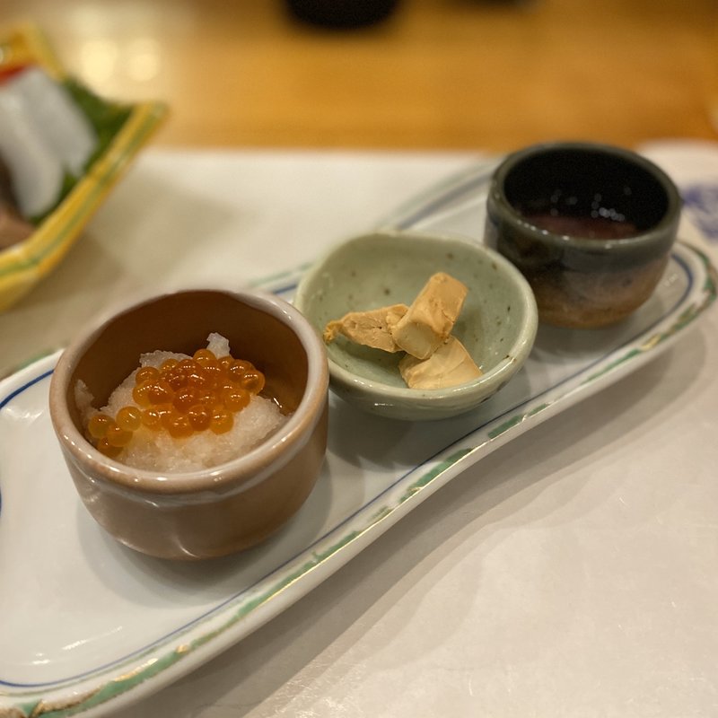 季節の3種盛り合わせ(日本海庄や アスト津店 )