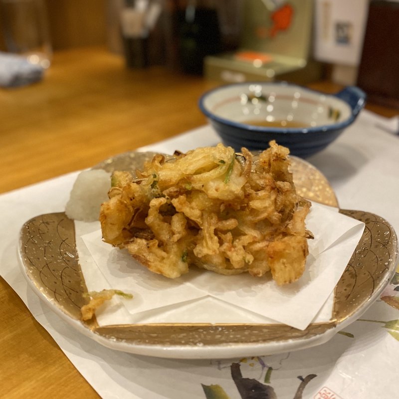 桜海老と季節野菜のかき揚げ(日本海庄や アスト津店 )