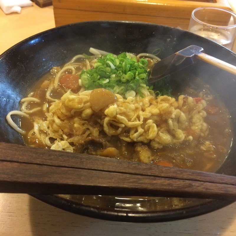 天ぷらカレーうどん（細）(飩兵衛 （どんべえ）)