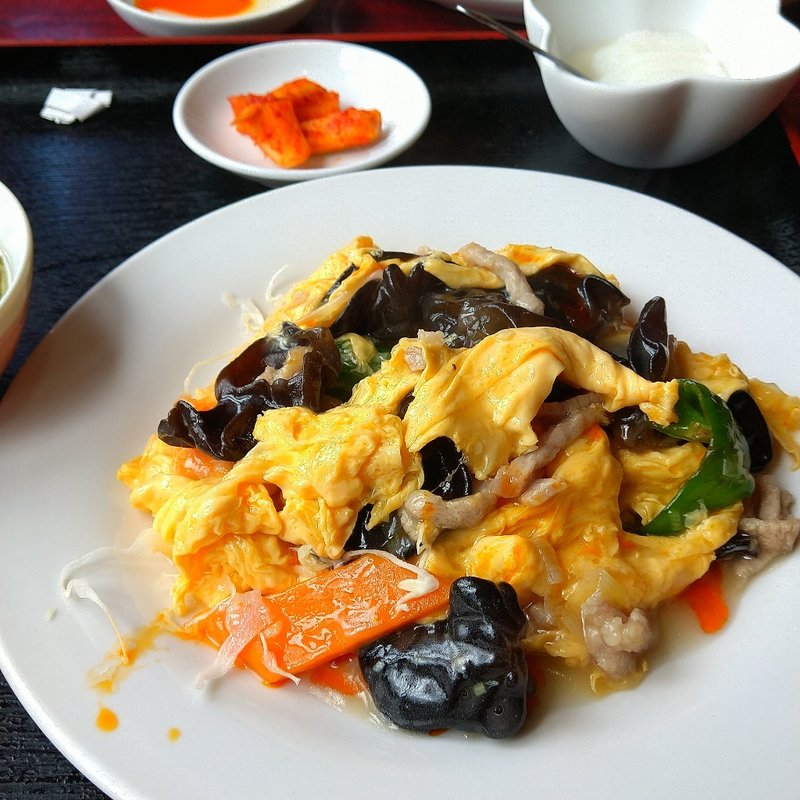 木耳玉子炒めランチ(福香亭)