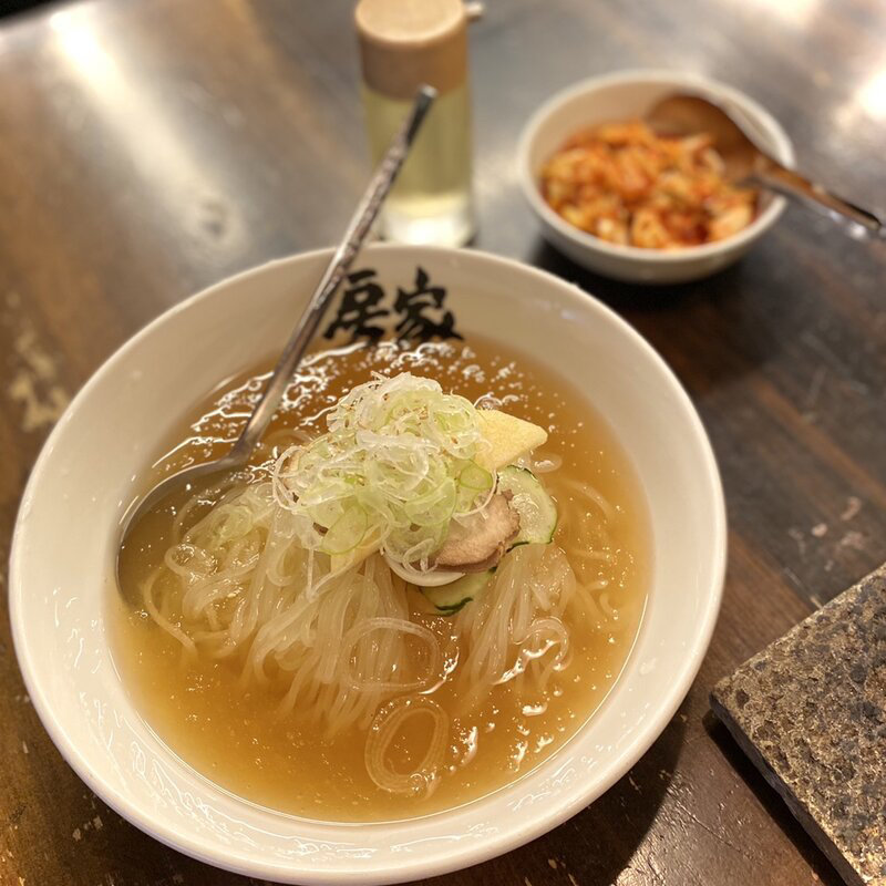 盛岡練り出し手打冷麺(和牛一頭焼肉 房家 日暮里店)
