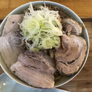 肉肉塩(自家製麺と定食 弦乃月)