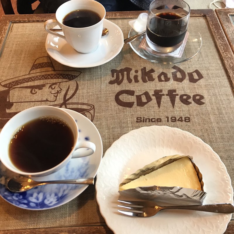 ケーキセット(ミカドコーヒー 軽井沢旧道店 )