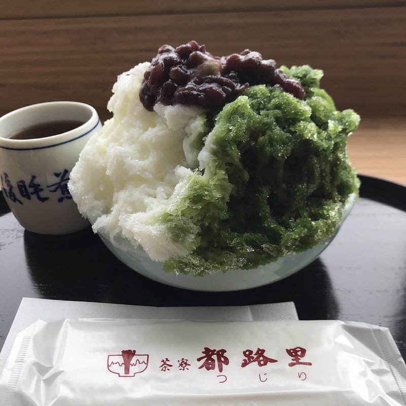 円山しぐれ　あいがけ(茶寮都路里 大丸東京店 （さりょうつじり）)