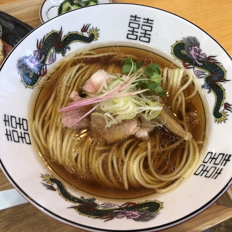 定食用ラーメン(自家製麺と定食 弦乃月)