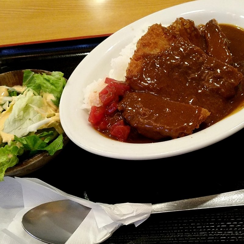 カツカレー ミニサラダ付き(こだわりやま 天王洲アイル店)