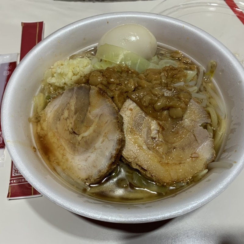 豚入りラーメン(ラーメン☆ビリー 楽天生命パーク宮城店)