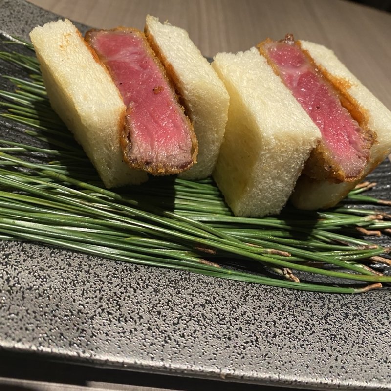 牛カツサンド(うし松)