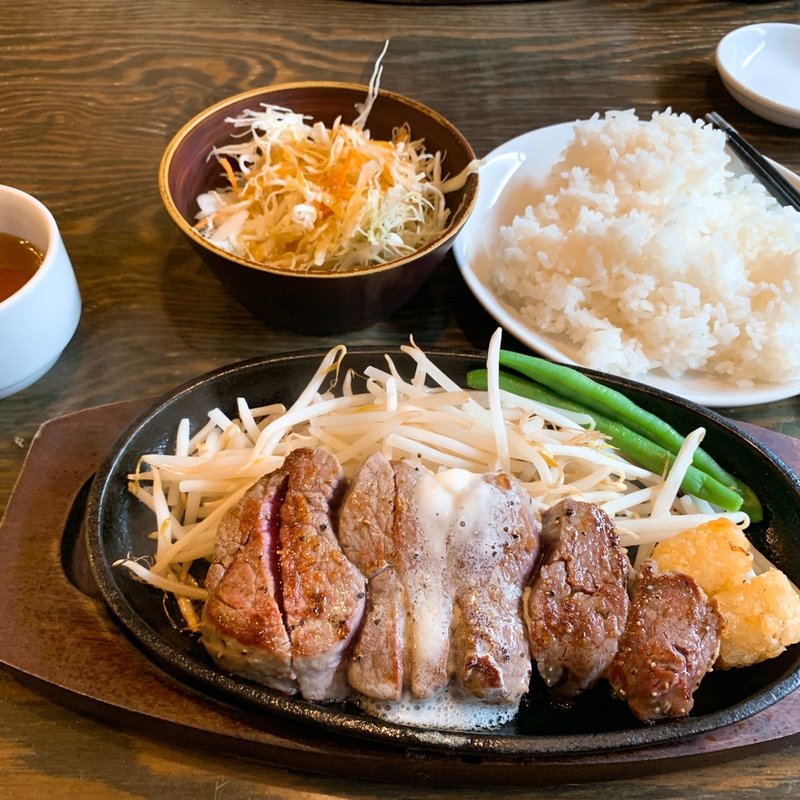 リブロースステーキの1ポンド(まごころタケル食堂(タケルフードビズ))