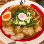 海老醤油ワンタン麺(麺と和多志)